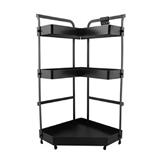 3TIER CORNER RACK KECH MODISH BLACK YS-20646P