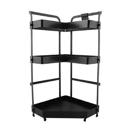 3TIER CORNER RACK KECH MODISH BLACK YS-20646P