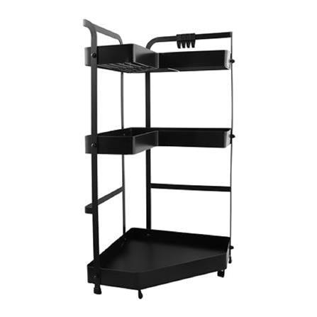 3TIER CORNER RACK KECH MODISH BLACK YS-20646P