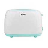 KHIND TOASTER BT808 750WATT 2 SLICES WHITE/LIGHT GREEN