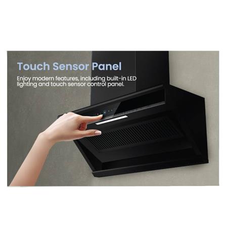FABER CHIMNEY HOOD FABERJET XENON BLACK 90CM 1600M3/H