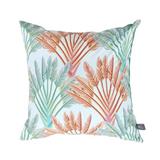HLS CUSHION PALM 18X18 LIGHT BLUE