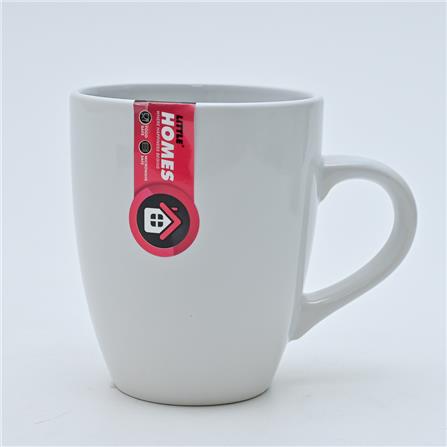 LITTLE HOMES STONEWARE MUG 14 OZ WHITE