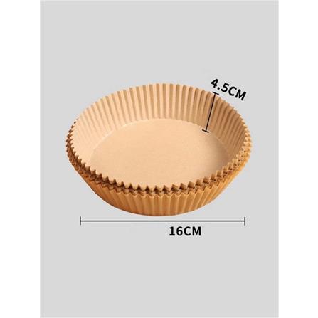 KLEEZPRO AIR FRYER PAPER BROWN 22cm 50PCS