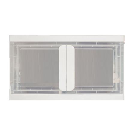2 DOORS FRONT OPENING FOLDABLE BOX  36X51X30CM 10002 WHITE