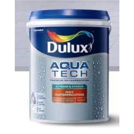 DULUX AQUATECH WATERPROOF 5KG GREY INTERIOR/EXTERIOR PAINT