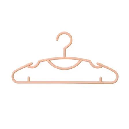 CLOTHES HANGER H-004 LT PINK PLIM (1X6)