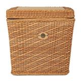 BASKET SQUARE+LID MONARCH 47CM NATURE BROWN