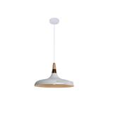 BRIGHT OBJECTIVES CHANDELIER 14972-1P 350MM STEEL WHITE