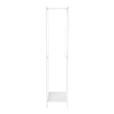 CLOTH RACK WITH 1 SHELF 37cm COCO WHITE