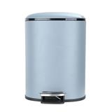 ROUND DUSTBIN ACCO MILD 5L GREY SOFT CLOSE