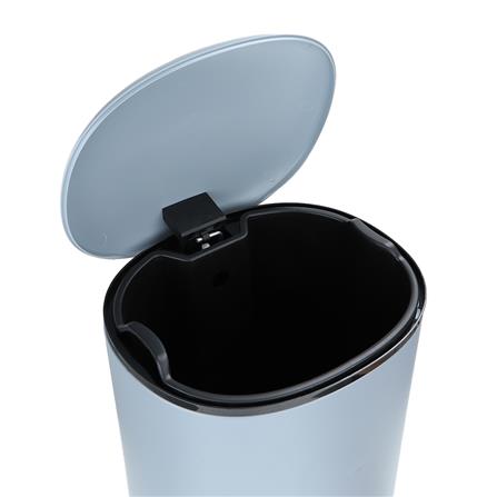 ROUND DUSTBIN ACCO MILD 5L GREY SOFT CLOSE