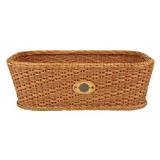BASKET SQUARE MONARCH 54X28X18CM NATURE BROWN
