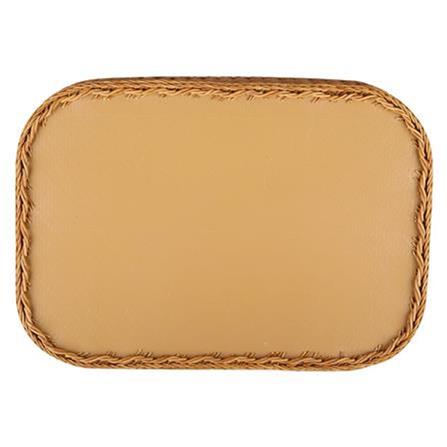 BASKET SQUARE MONARCH 54X28X18CM NATURE BROWN