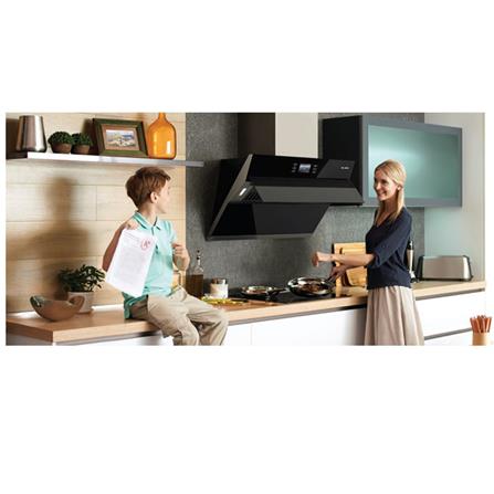 ELBA CHIMNEY HOOD ZITTO EH-M9138ST(BK) 90CM 1400M3/H