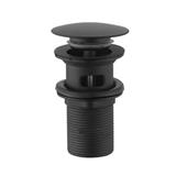 RASLAND BASIN PLUG WASTE POP-BLACK STAINLESS STEEL 304