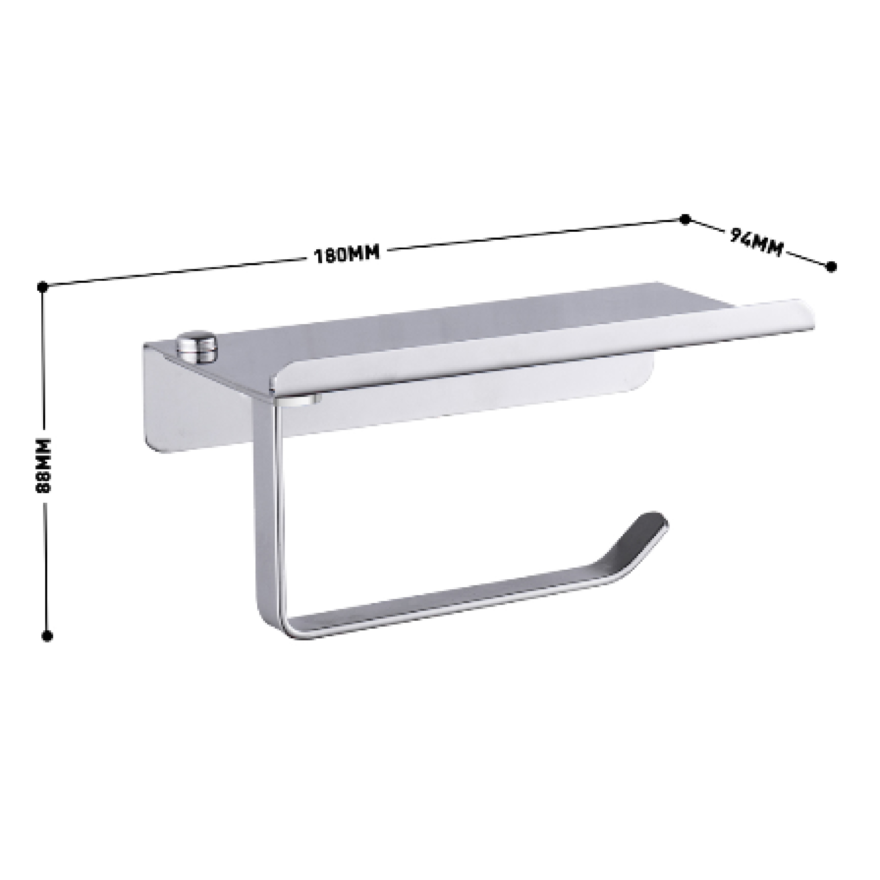 RASLAND TISSUE HOLDER  AQ-999 STAINLESS STEEL 304