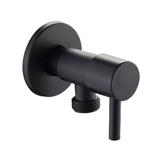 RASLAND STOP VALVE 1 WAY RA BLACK-VALVE STAINLESS STAIN