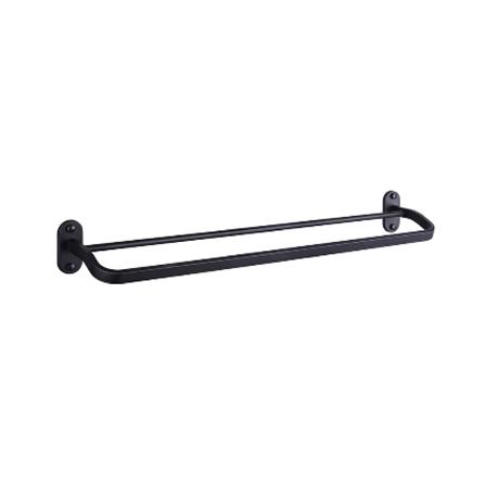 RASLAND TOWEL BAR RA BLACK 80CM STAINLESS STEEL