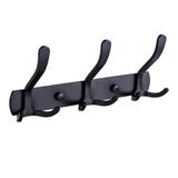 RASLAND HOOK 3 RA 1234-BLACK ALUMINIUM (H10.50XW24.50XD5.80 CM)