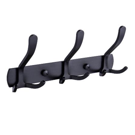 RASLAND HOOK 3 RA 1234-BLACK ALUMINIUM (H10.50XW24.50XD5.80 CM)