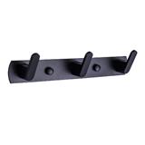 RASLAND 3 HOOK RA 5678-BLACK ALUMINIUM (H4.50XW24.50XD6 CM)