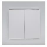 16A 2 GANG 1 WAY SWITCH 721021 SIMON WHITE