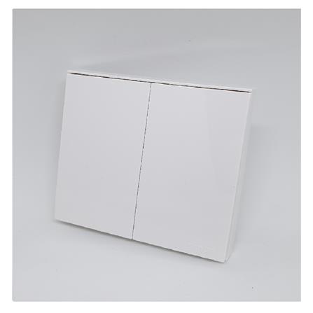 16A 2 GANG 1 WAY SWITCH 721021 SIMON WHITE