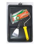 STERLING PAINT ROLLER, SCRAPER AND TRAY SET