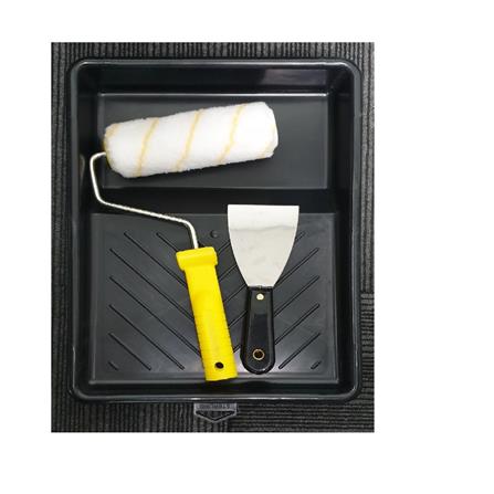 STERLING PAINT ROLLER, SCRAPER AND TRAY SET