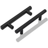 AVIO FURNITURE HANDLE A362 STAINLESS STEEL 96MM MATT BLACK EACH