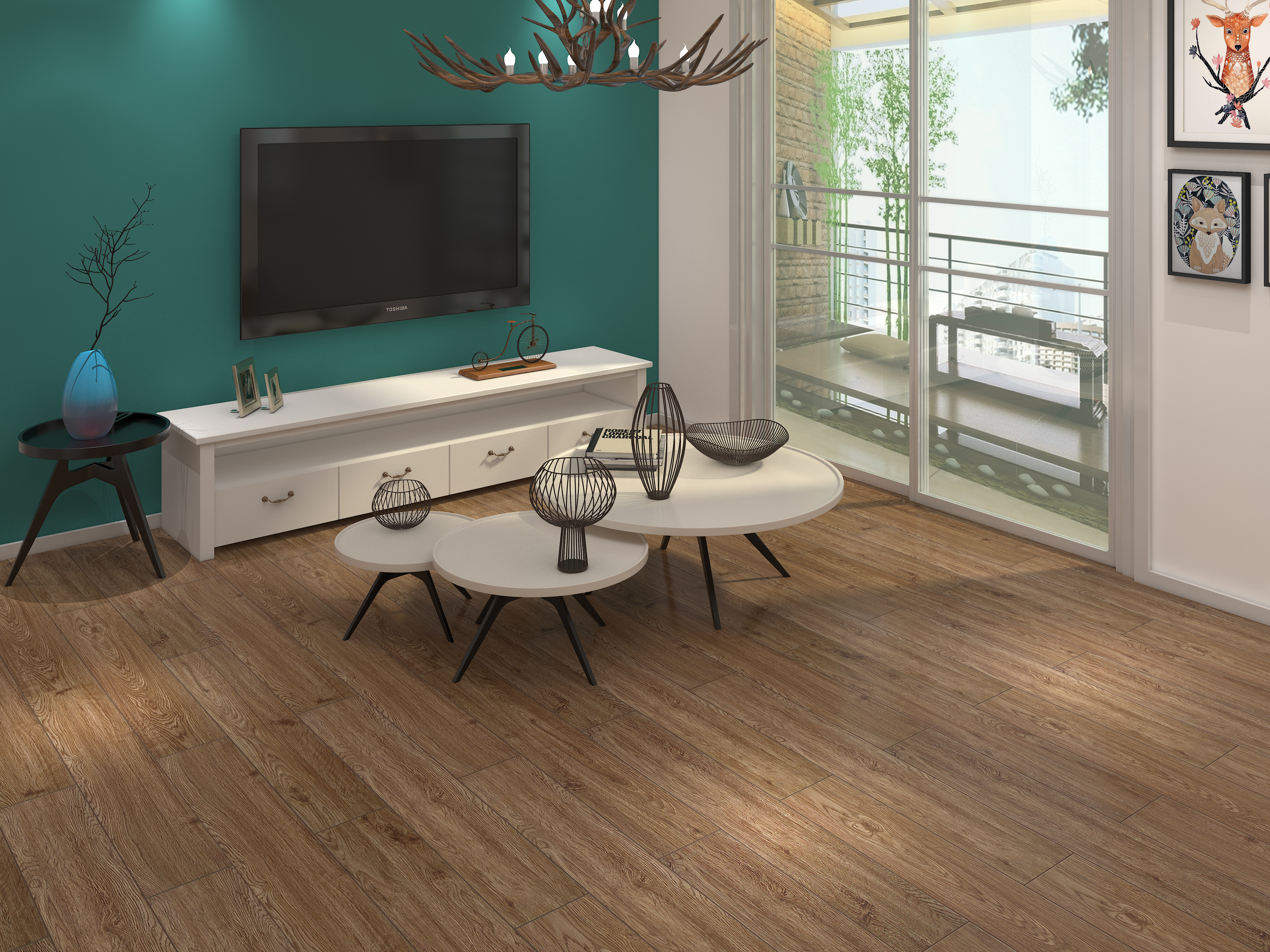 CROBERN SPC CLICK 6MM 18X123CM WOOD 1.77M2