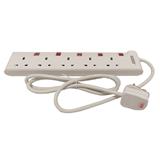MORRIES EXTENSION SOCKET 5GANG 1.5M WITH NEON WHITE MS3255-1.5