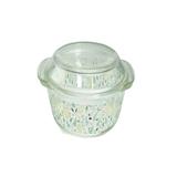 LITTLE HOMES HARVEST BOROSILICATE ROUND GLASS CASSEROLE 2L