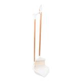 BROOM+DUST PAN ACCO MOKU 8" BROOM SET WHITE