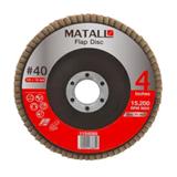 MATALL FLAP DISC 4" 40-G 2PCS