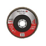 MATALL FLAP DISC 4" 60-G 2PCS