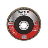 MATALL FLAP DISC 4" 100-G 2PCS
