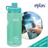 EPLAS WATER BOTTLE 1000ML W/STRAW EGSP-1000BPA