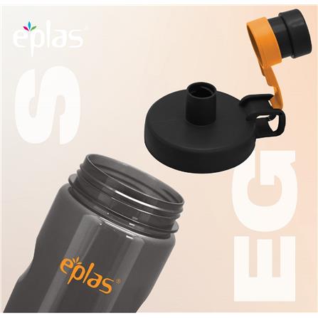 EPLAS WATER BOTTLE 1000ML W/STRAW EGSP-1000BPA