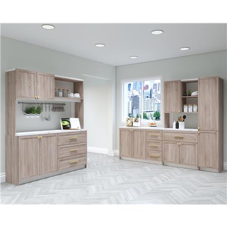 DALZELL KITCHEN CABINET DALZELL-04 2.5FT HANA OAK L800 x W400 x H1900mm