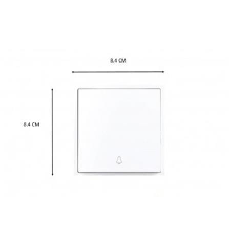 SIMON SWITCH DOORBELL 16A 1GANG 1WAY H706301 WHITE