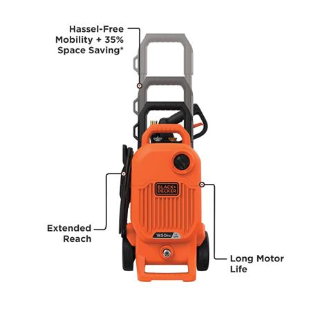 BLACK & DECKER HIGH PRESSURE CLEANER BEPW1800 1700W/125BAR