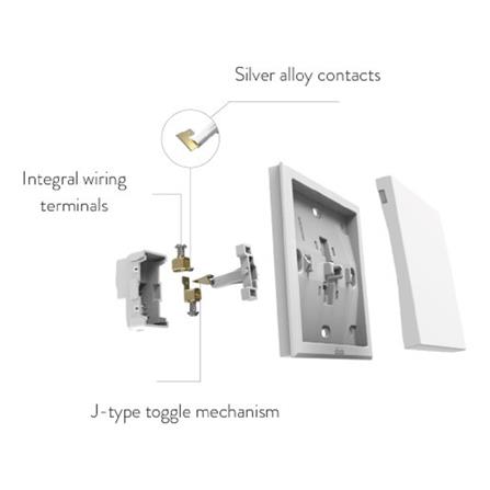 10A 3 GANG 2-WAY SWITCH 301032B WHITE SIMON