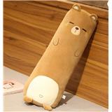 HLS PLUSH CUSHION BEAR 80CM BROWN