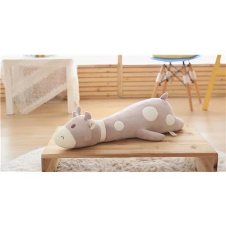 HLS PLUSH CUSHION GIRRAFE 80CM GRAY