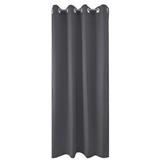 HLS CURTAIN EYELET LILY UV 140X280CM DARK GRAY