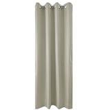 HLS CURTAIN EYELET LILY UV 140X180CM LIGHT BROWN