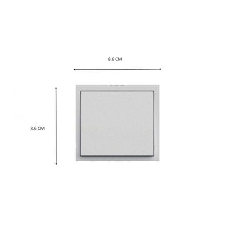 10A 1 GANG 2 WAY SWITCH 301012B SILVER SIMON