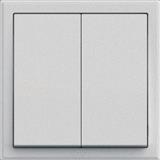10A 2 GANG 1 WAY SWITCH SIMON 301021B SILVER